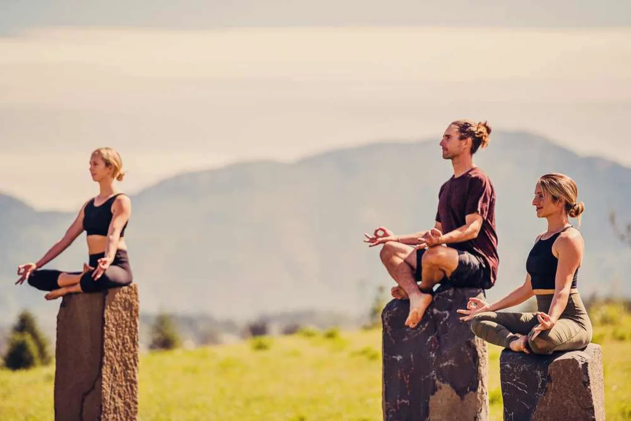 Dancing Spirit Ranch yoga outdoors